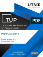 TUP 3C PIII TEO U1 ProgramacionWeb