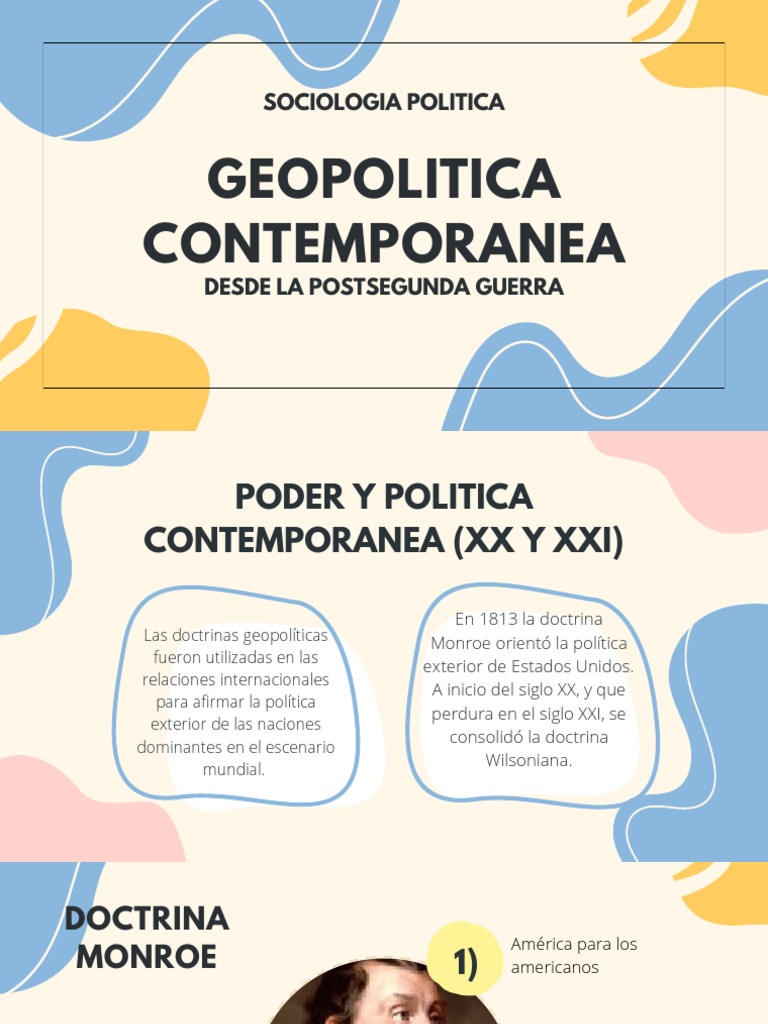 Sociologia Politica: Geopolitica Contemporanea | PDF