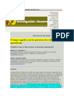 Mapa Cognitivo Procesos de Evaluación Del App