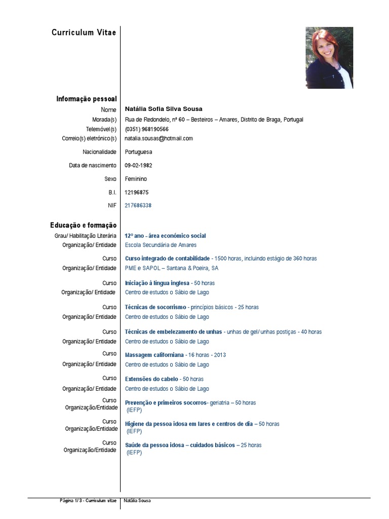 CV Nat | PDF