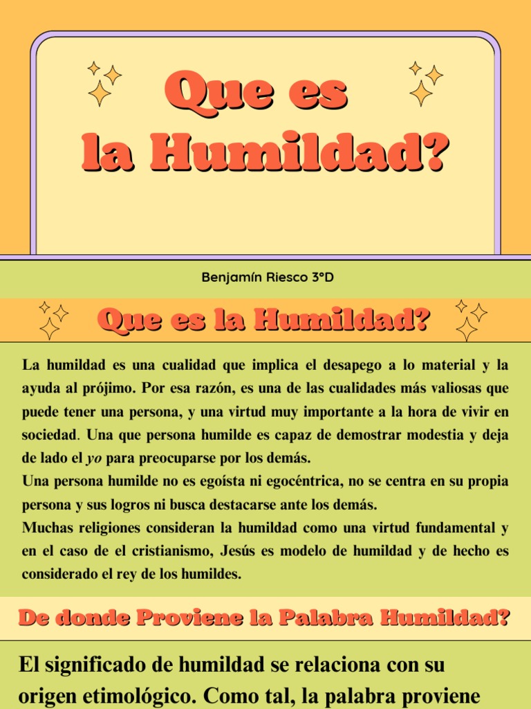 Virtud La Humildad | PDF