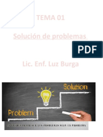 Tema 01 Solución de Problemas Lic. Enf. Luz Burga