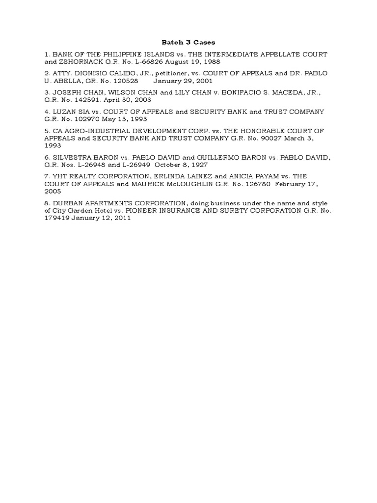 Batch 3 A Collection of Philippine Supreme Court Cases Covering Issues