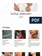 Textile Jewellery: Suha Sajad BD/21/4008