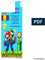 Invitacion Mario Bros Editable Powerpoint 1