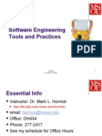 SE-2030 Software Engineering Tools and Practices