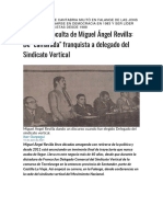 El Presidente de Cantabria Militó en Falange de Las Jons Antes de Estrenarse en Democracia en 1983 y Ser Líder de Los Regionalistas Desde 1988