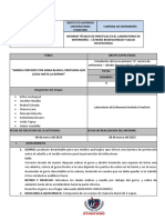 Informe Práctica de Elementos de Bioseguridad STANFORD (Heridas