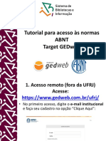 Acesso às normas ABNT no Target GEDWeb