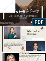 J.K. Rowling-A Woman of Succes: Project By: Neata Georgiana Laura Coordinating Teacher: Popa Nicoleta