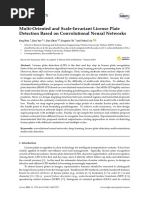 Sensors: Multi-Oriented and Scale-Invariant License Plate Detection Based On Convolutional Neural Networks