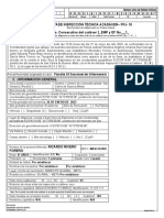 Actade Inspección Técnica Acadáver - Fpj-10 No. Consecutivo Del Cadáver 1 EMP y EF No. - 1