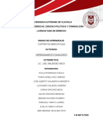 Universidad Autónoma de Tlaxcala Facultad de Derecho, Ciencias Políticas Y Criminología Licenciatura en Derecho