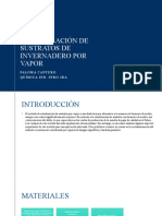 Esterilización de Sustratos de Invernadero Por Vapor: Paloma Cantero Química Ind. 3ero 2da