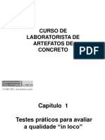 Curso de Laboratorista de Artefatos de Concreto