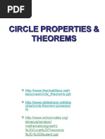 Circle - Theorems New