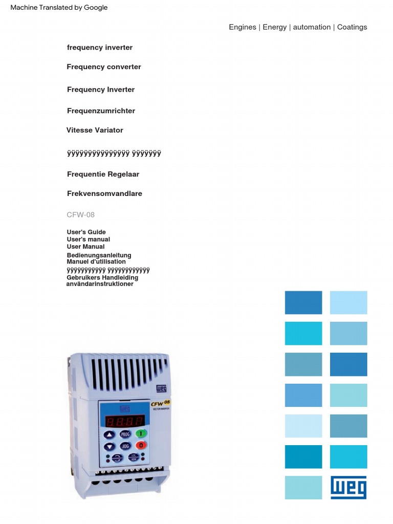 Frequency Inverter: Engines - Energy - Automation - Coatings | PDF