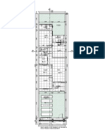 Planta baixa de residência unifamiliar com 37m2 de área construída