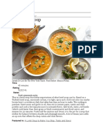 Red Lentil Soup What Would You Like To Cook