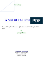 Joseph Bates - A Seal of the Living God