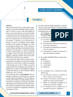 Tarea: Habilidad Verbal