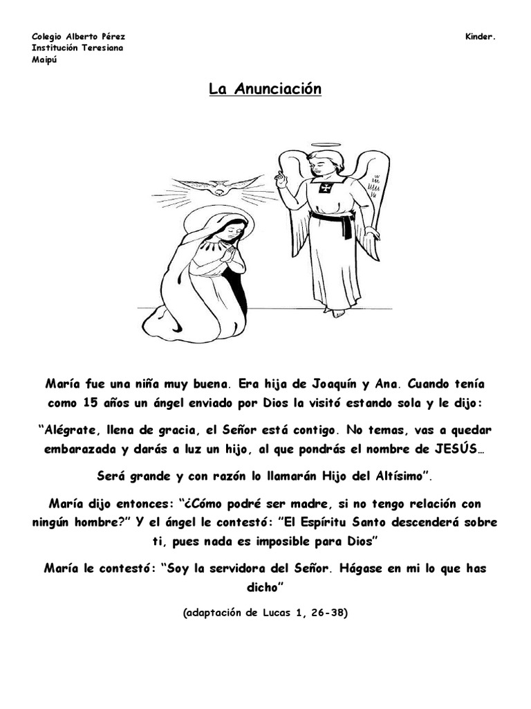 La anunciación PDF