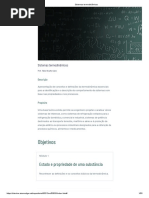 Objetivos: Estado e Propriedade de Uma Substância