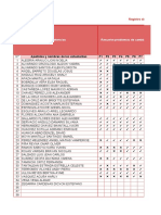 Competencias Resuelve Problemas de Cantidad: Apellidos y Nombres de Los Estudiantes P1 P2 P3 P4 P5 P6 P7