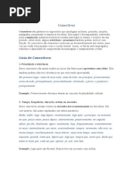 12 Conectivos de Conclusão (Com Exemplos) - Toda Matéria | PDF