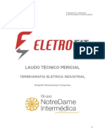 Laudo Técnico Pericial: Termografia Eletrica Industrial