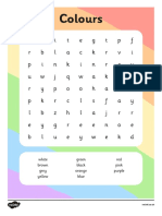 T T 27865 Colours Word Search
