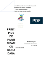 Tema III - PRINCIPIOS DE PARTICIPACION CIUDADANA