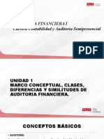 Auditoría Financiera I Carrera Contabilidad y Auditoría Semipresencial