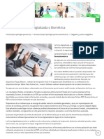 Pericial Sobre Firma Digitalizada o Biométrica - Peritajes & Peritos