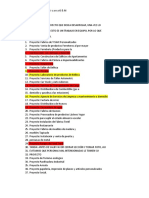 Lista de Proyectos