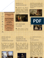 Folleto La Aristocracia en PDF