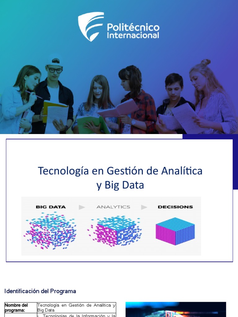 Programa en Analítica y Big Data | PDF | Big Data | Pequeñas y medianas ...