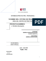 01 Estructura Del Informe Final de Prácticas Preprofesionales