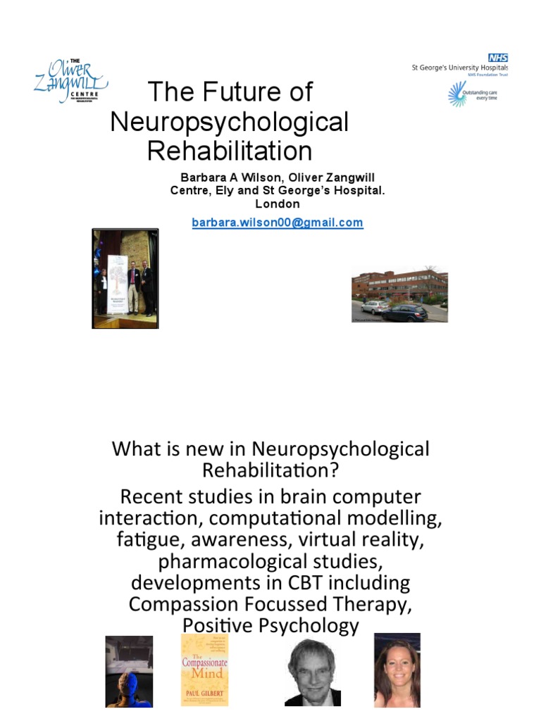 Cong 2022 01 Barbara Wilson | PDF | Randomized Controlled Trial | Stroke