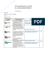 Anexo 16 Modelo de La Sesión de Tutoría 2022