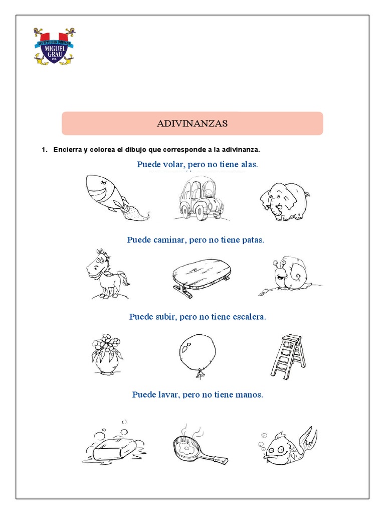 Adivinanzas Divertidas para Niños | PDF