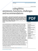 Long Non-Coding RNAs