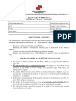 Evaluacion Sumativa Nº1 Políticas Públicas Y Sociales