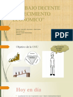 Trabajo Decente Y Crecimiento Economico