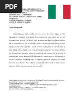 Italy UNHRC Position Paper