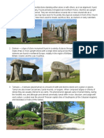 Ancient Megalithic Structures and Early Human Dwellings