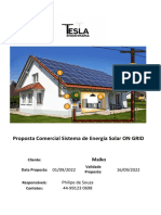 Proposta Sistema Energia Solar Cliente Maiko