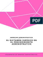 El Dictamen Juridico en El Procedimiento Administrativo en PDF