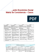Investigación Económico Social Matriz de Consistencia - Casos