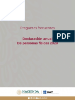 Declaración anual 2020: Preguntas frecuentes sobre prórroga y pagos en parcialidades